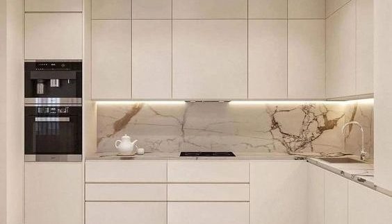 کابینتهای ترند سال 2026: استفاده از سنگ